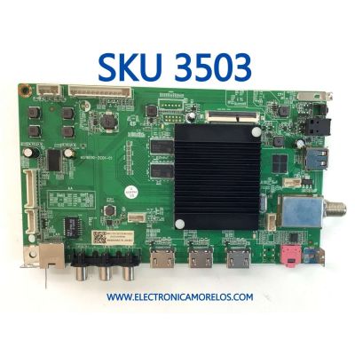 MAIN PARA SMART TV RCA ROKU 4K (3840x2160) UHD / NUMERO DE PARTE MS16010-ZC01-01 / M07/2010070245/HGH / 4600038278-00467 / 20200906 / PANEL JR645R3HA7L / MODELO RTRQ6522-US